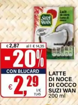 Il Gigante Latte di noce di cocco Suzi Wan offerta