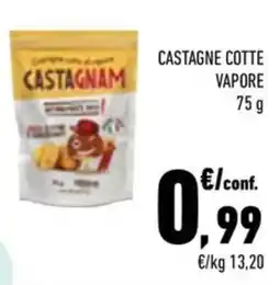 Conad City Castagne cotte vapore offerta