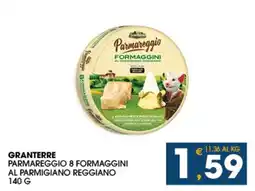 SeBón Supermercati Granterre Parmareggio 8 Formaggini al Parmigiano Reggiano offerta