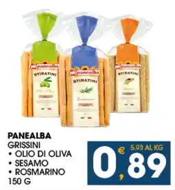 SeBón Supermercati Panealba grissini offerta