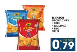 SeBón Supermercati El Sabor nacho chips offerta