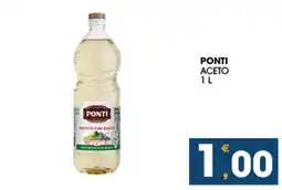SeBón Supermercati Ponti aceto di vino bianco offerta