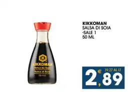 SeBón Supermercati Kikkoman salsa di soia offerta