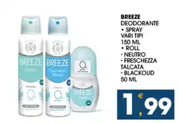 SeBón Supermercati Breeze deodorante offerta