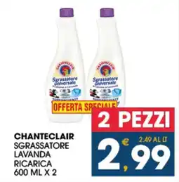 SeBón Supermercati Chanteclair sgrassatore lavanda offerta