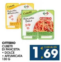 SeBón Supermercati Citterio cubetti di pancetta offerta