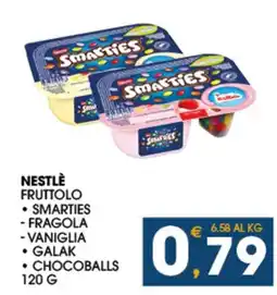 SeBón Supermercati Nestlé Fruttolo Smarties offerta