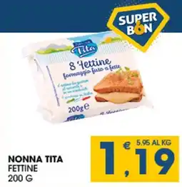 SeBón Supermercati Nonna Tita fettine offerta