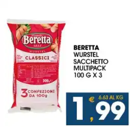 SeBón Supermercati Beretta wurstel classici offerta