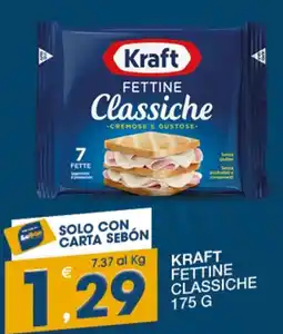 SeBón Supermercati Kraft Fettine Classiche offerta