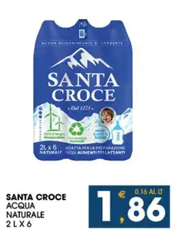 SeBón Supermercati Santa Croce acqua naturale offerta