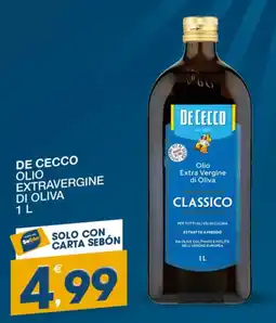 SeBón Supermercati De Cecco olio extravergine di oliva classico offerta