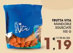 SeBón Supermercati Frutta Vita Mandorle Sgusciate offerta