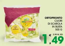 SeBón Supermercati Ortopronto cuori di scarola offerta