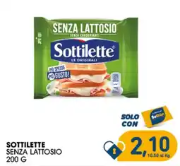 SeBón Supermercati Sottilette senza lattosio offerta
