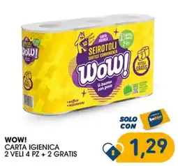 SeBón Supermercati WOW! carta igienica offerta