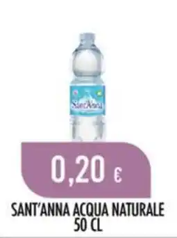 Scelgo Sant'Anna acqua naturale offerta