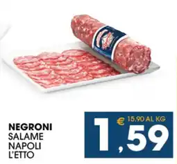 SeBón Supermercati Negroni salame napoli offerta