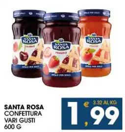 SeBón Supermercati Santa Rosa confettura vari gusti offerta