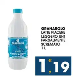 SeBón Supermercati Granarolo Latte Piacere Leggero UHT Parzialmente Scremato offerta