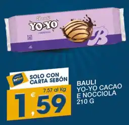 SeBón Supermercati Bauli Yo-Yo Cacao e Nocciola offerta
