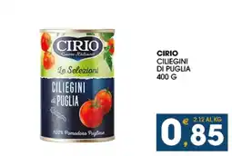 SeBón Supermercati Cirio cilegini di Puglia offerta