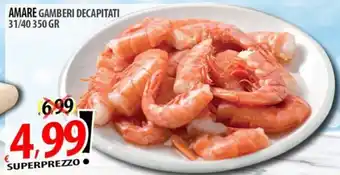 Amare gamberi decapitati