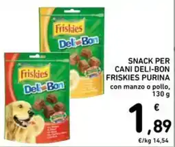 Spazio Conad Snack per cani Deli-Bon Friskies Purina offerta
