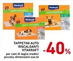 Spazio Conad Tappetini auto riscaldanti Vitakraft offerta