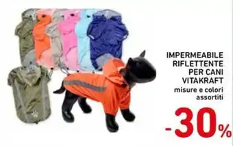 Impermeabile riflettente per cani Vitakraft