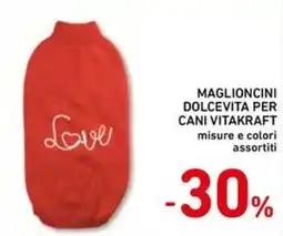 Spazio Conad Maglioncini Dolcevita per cani Vitakraft offerta