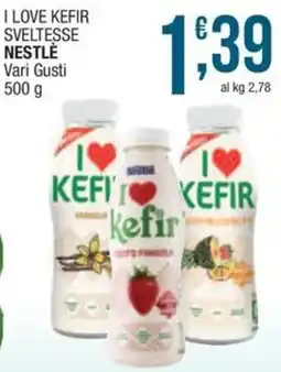 Sidis mini I LOVE KEFIR SVELTESSSE NESTLÉ offerta