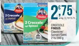 Sidis mini Crocchette Findus Classiche/Spinaci/Semi offerta
