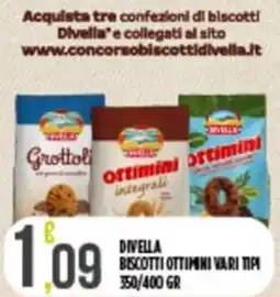 Euroesse Divella biscotti ottimini vari tipi offerta