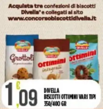 Divella biscotti ottimini vari tipi