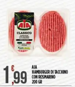 Euroesse AIA Hamburger di tacchino con rosmarino offerta