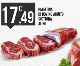 Euroesse Palettina di bovino adulto scottona offerta