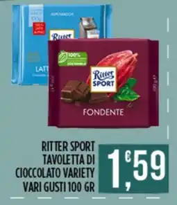 Euroesse Ritter Sport Tavoletta di cioccolato variety offerta