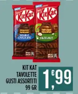 Euroesse Kit Kat tavolettine gusti assortiti offerta
