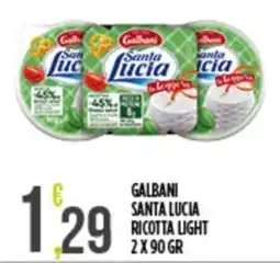 Euroesse Galbani Santa Lucia Ricotta Light offerta