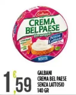 Euroesse Galbani Crema Bel Paese senza lattosio offerta