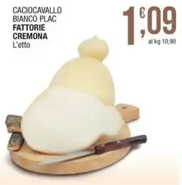 Sidis mini Caciocavallo bianco plac fattorie cremona offerta