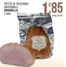Sidis mini Petto di tacchino nazionale brunello offerta