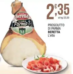 Sidis mini Prosciutto di Parma Beretta offerta