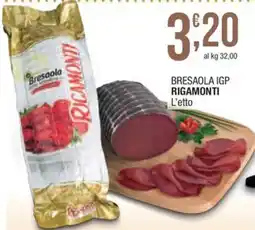 Sidis mini Bresaola IGP Rigamonti offerta