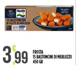 Euroesse Frosta 15 bastoncini di merluzzo offerta