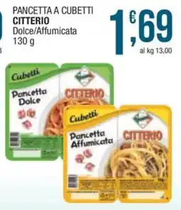 Sidis mini Pancetta a cubetti Citterio offerta