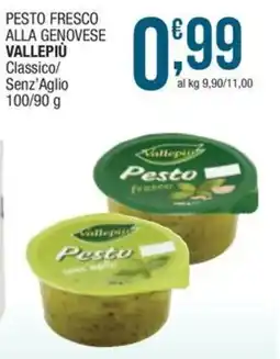 Sidis mini Pesto fresco Vallepiù offerta