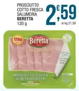 Sidis mini Prosciutto cotto fresca Beretta offerta