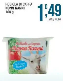 Sidis mini Robiola di capra Nonn Nanni offerta